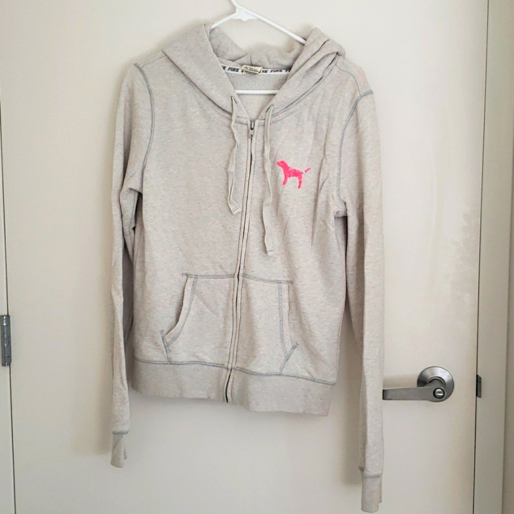 VS PINK zip up hoodie